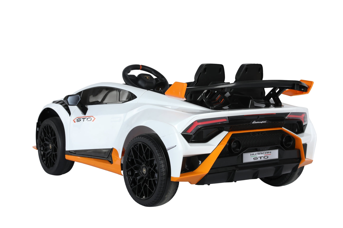 Lamborghini 24V Kids Electric Ride on Car With Remote Huracan STO Drift - White