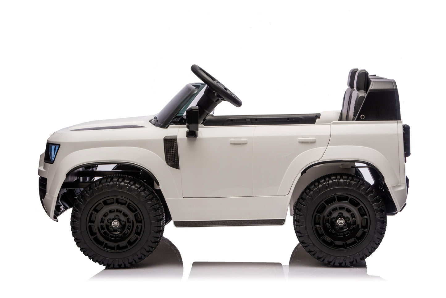 24V Land Rover Defender Octa 2 Seater Ride On Car with Remote in White