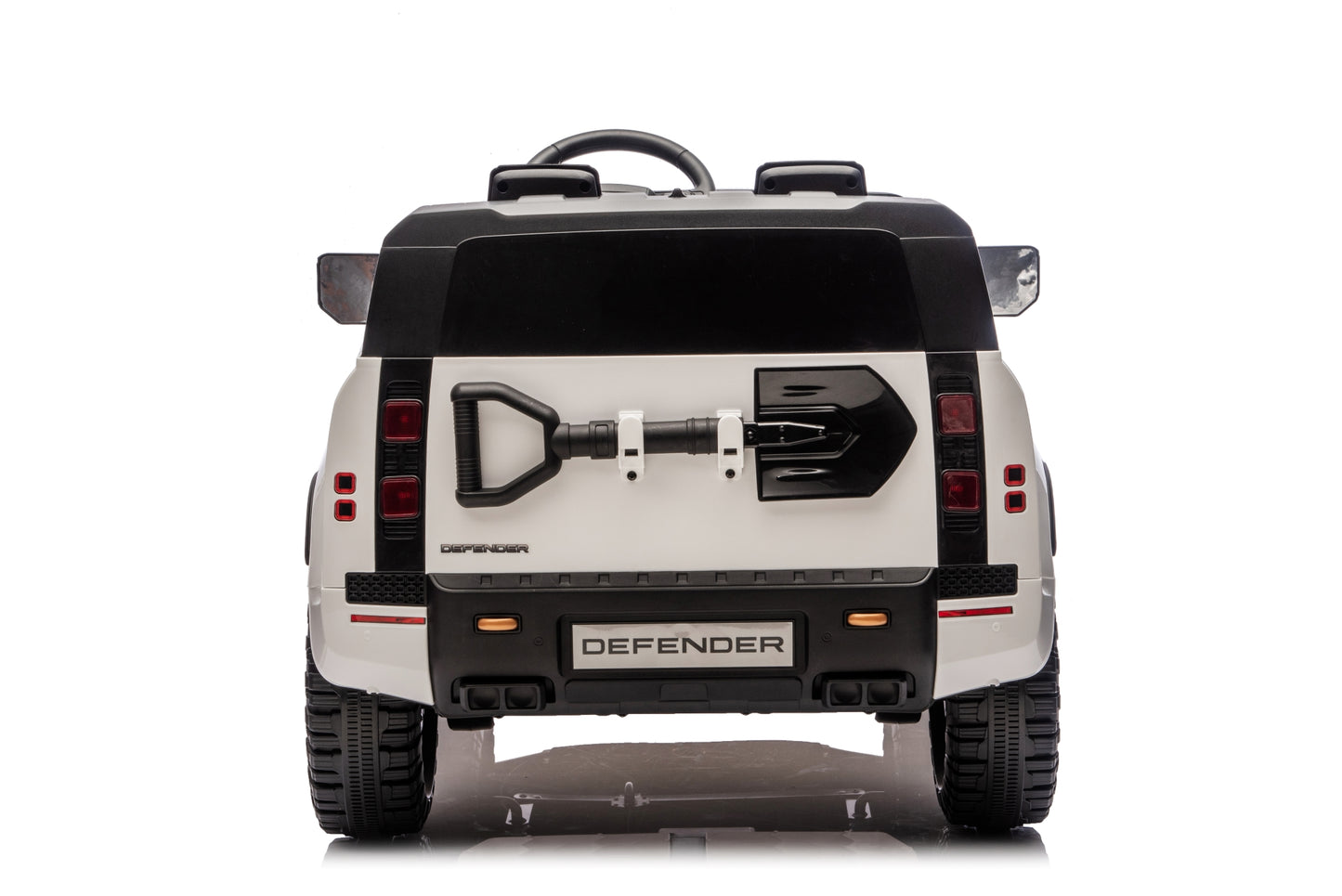 24V Land Rover Defender Octa 2 Seater Ride On Car with Remote in White