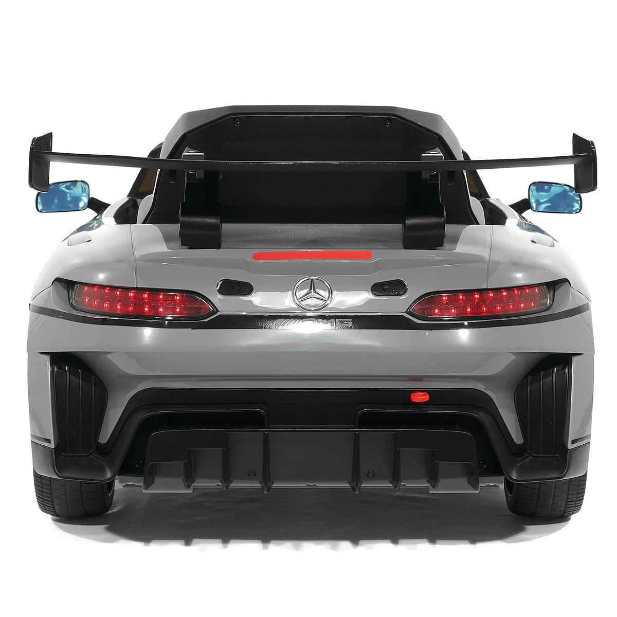 Licensed Mercedes Benz GT3 EVO 12v Kids Ride on Car with Remote - Grey