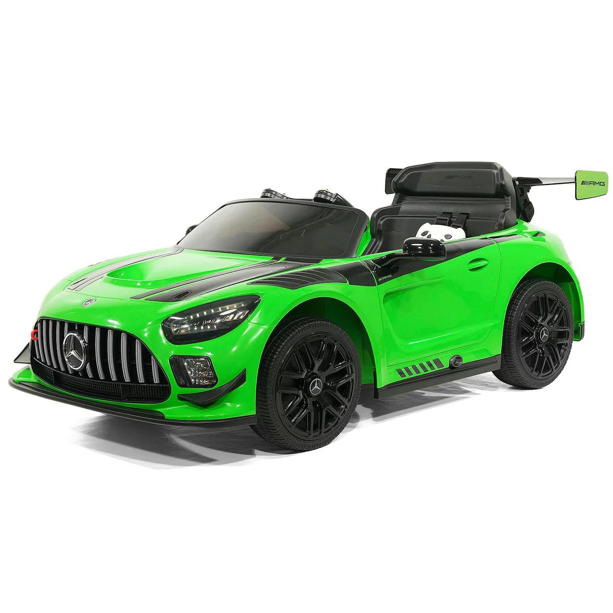 Licensed Mercedes Benz GT3 EVO 12v Kids Ride on Car with Remote - Green