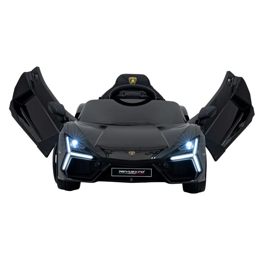 Licensed Lamborghini Revuelto 12V Kids Ride on Car With Remote - Black