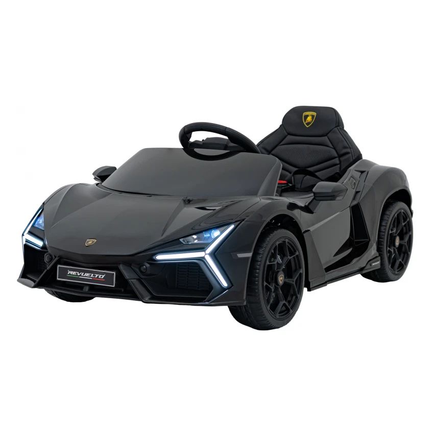Licensed Lamborghini Revuelto 12V Kids Ride on Car With Remote - Black