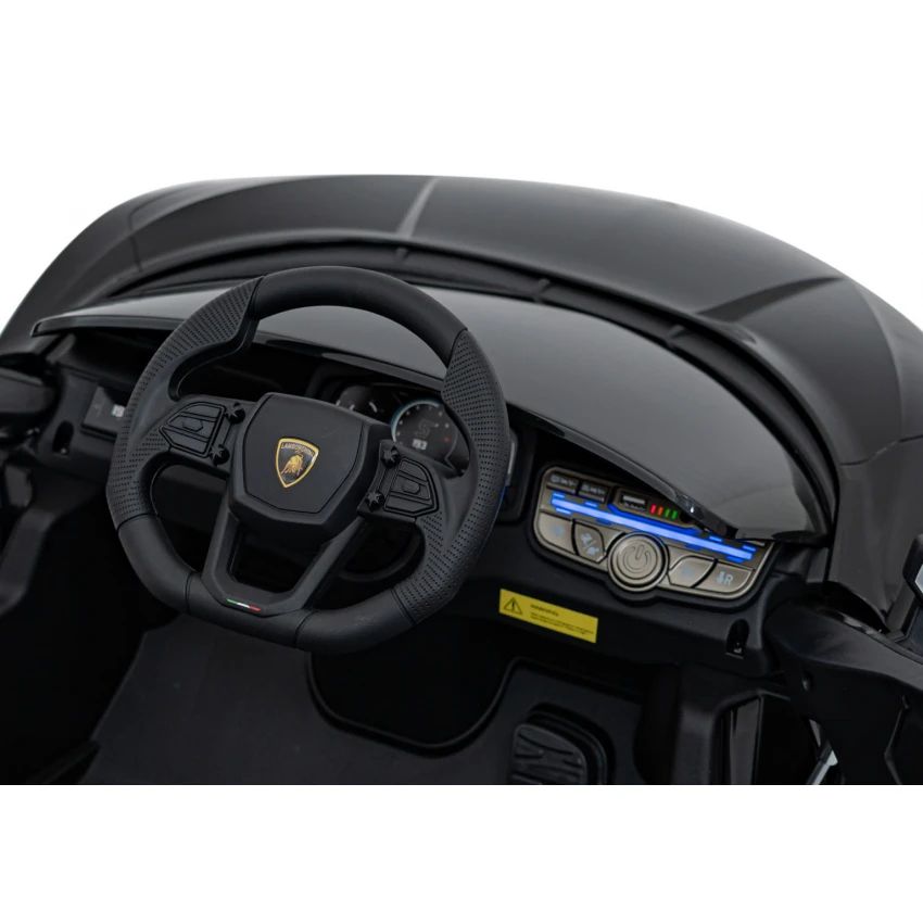 Licensed Lamborghini Revuelto 12V Kids Ride on Car With Remote - Black