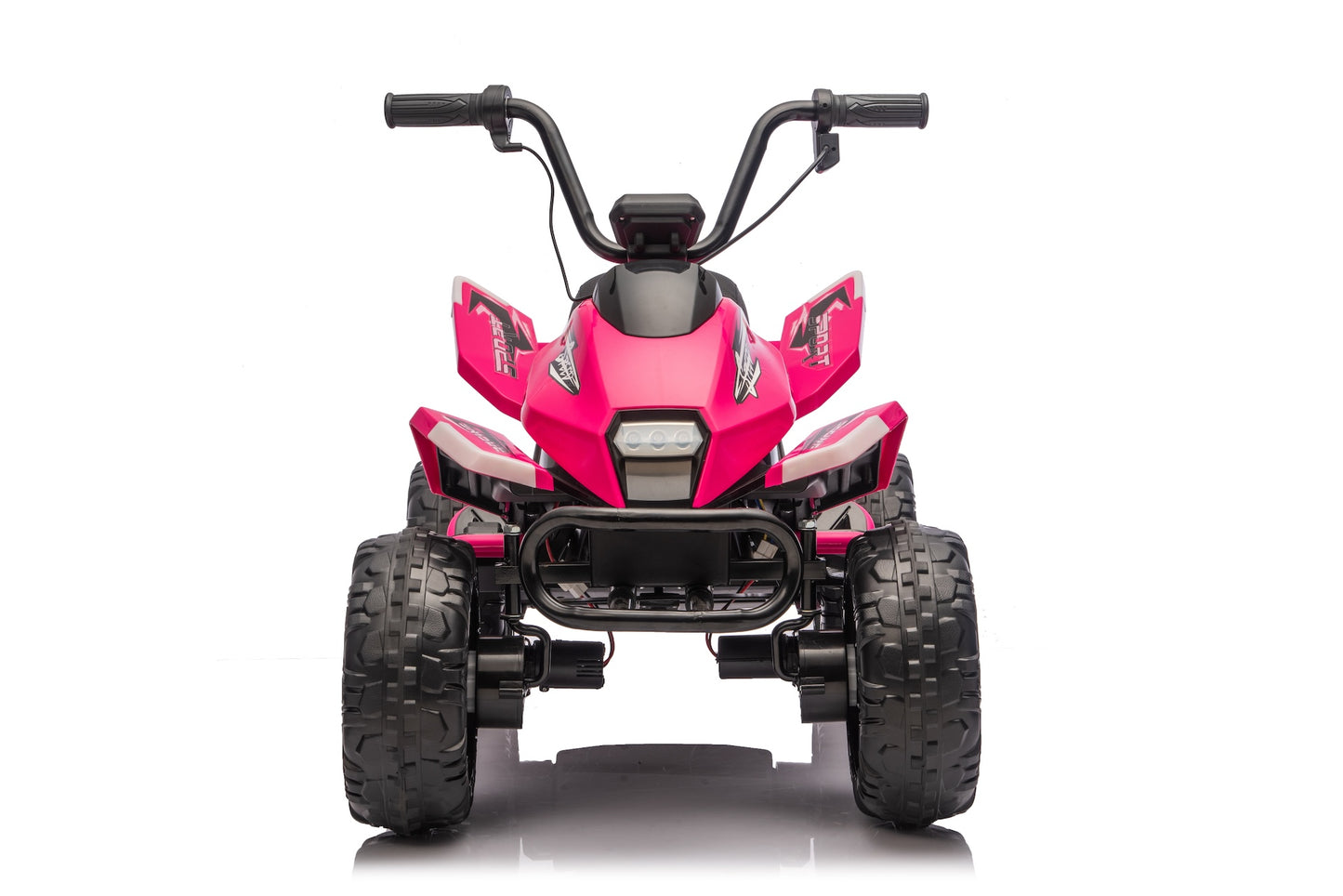 24V Kids Ride on Electric Quad Bike ATV 2x200W Motors EVA Wheels Dark Pink