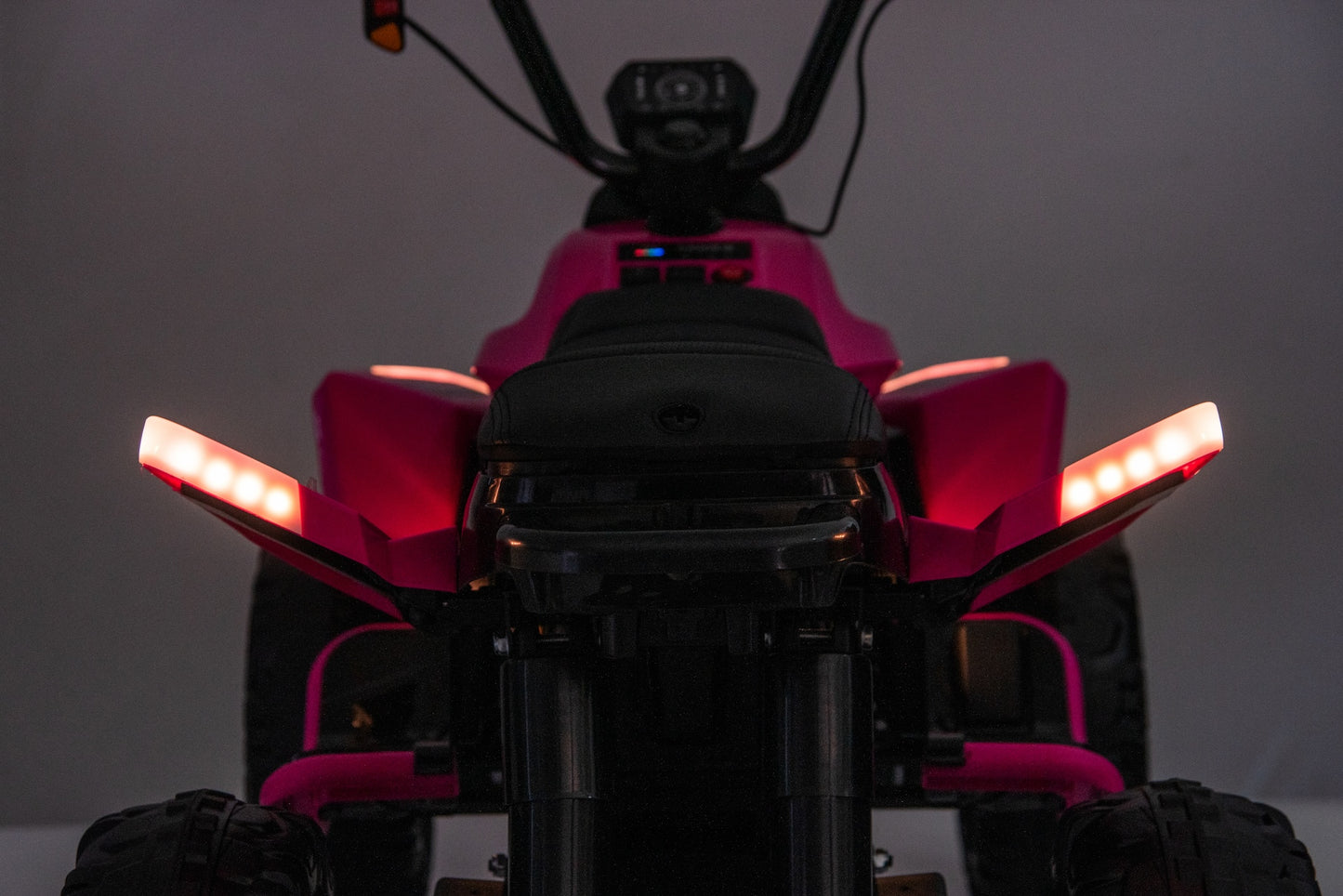 24V Kids Ride on Electric Quad Bike ATV 2x200W Motors EVA Wheels Dark Pink