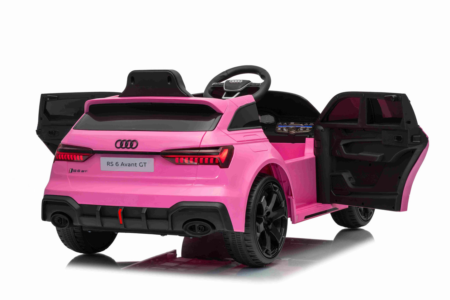 Licensed AUDI RS6 Avant GT Kids Ride on Car With Remote 12V-7AH & 4 x Motors - Pink