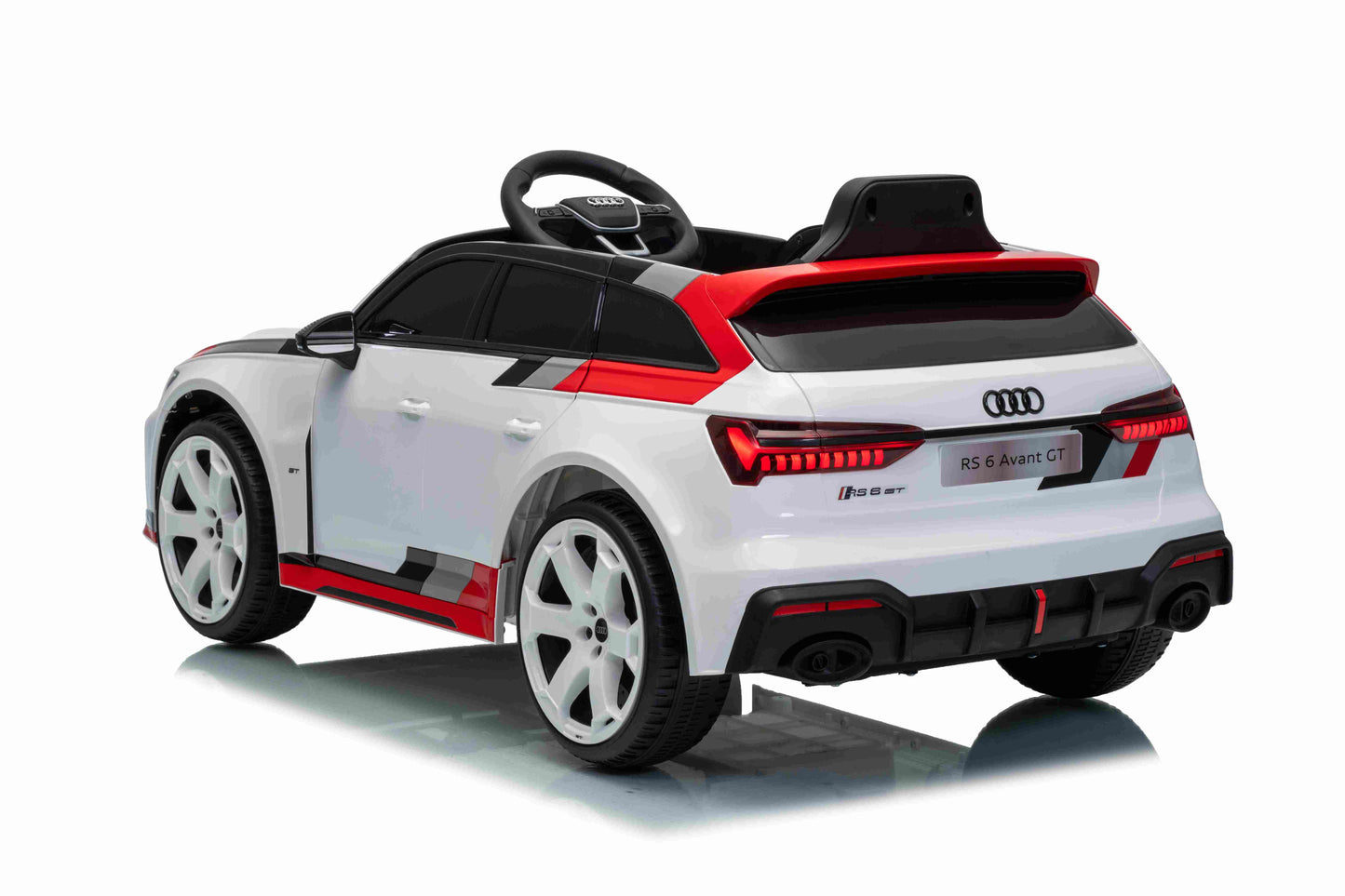 Licensed AUDI RS6 Avant GT Kids Ride on Car With Remote 12V-7AH & 4 x Motors - White