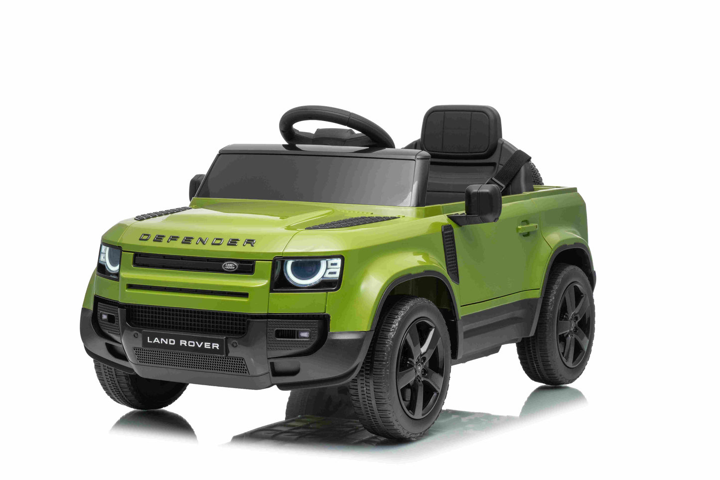 12V Land Rover Defender Octa Kids Ride On Car with Remote in Green - Leather Seat & EVA Wheels (Copy) (Copy)