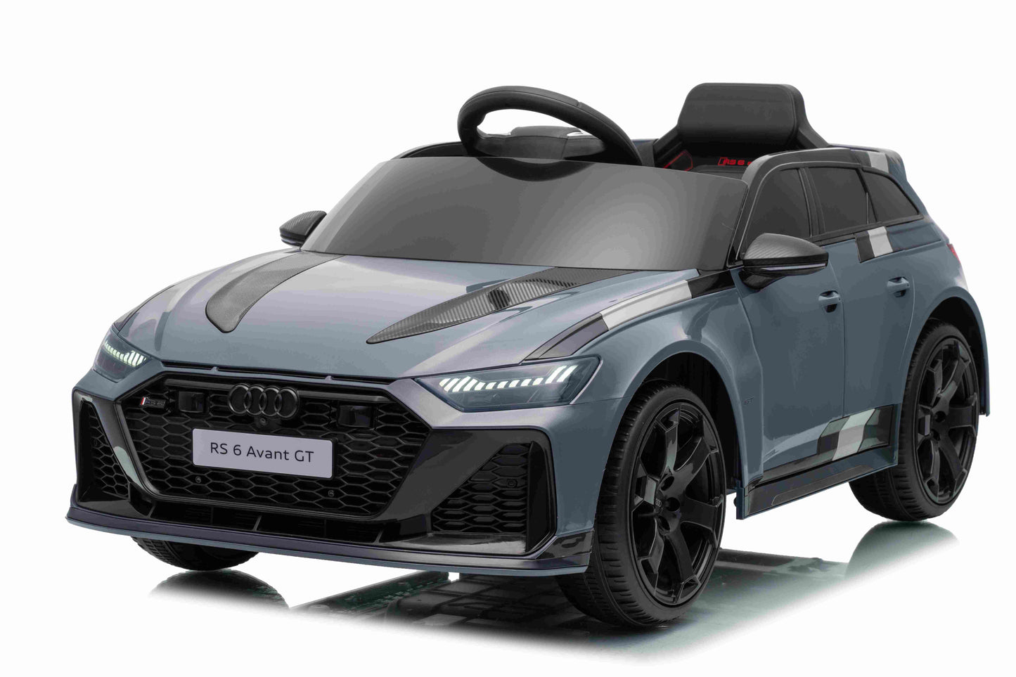 Licensed AUDI RS6 Avant GT Kids Ride on Car With Remote 12V-7AH & 4 x Motors - Grey