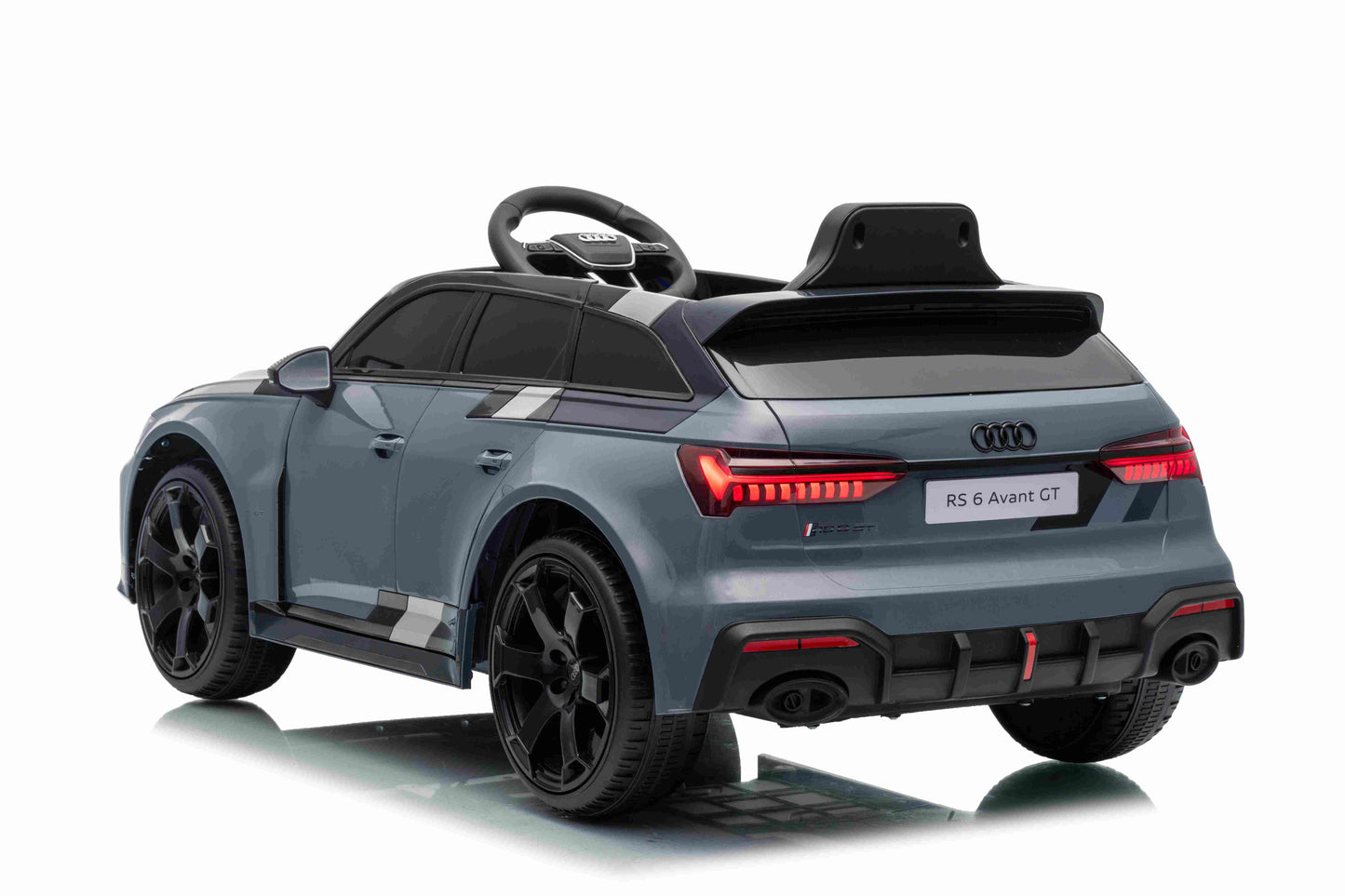Licensed AUDI RS6 Avant GT Kids Ride on Car With Remote 12V-7AH & 4 x Motors - Grey
