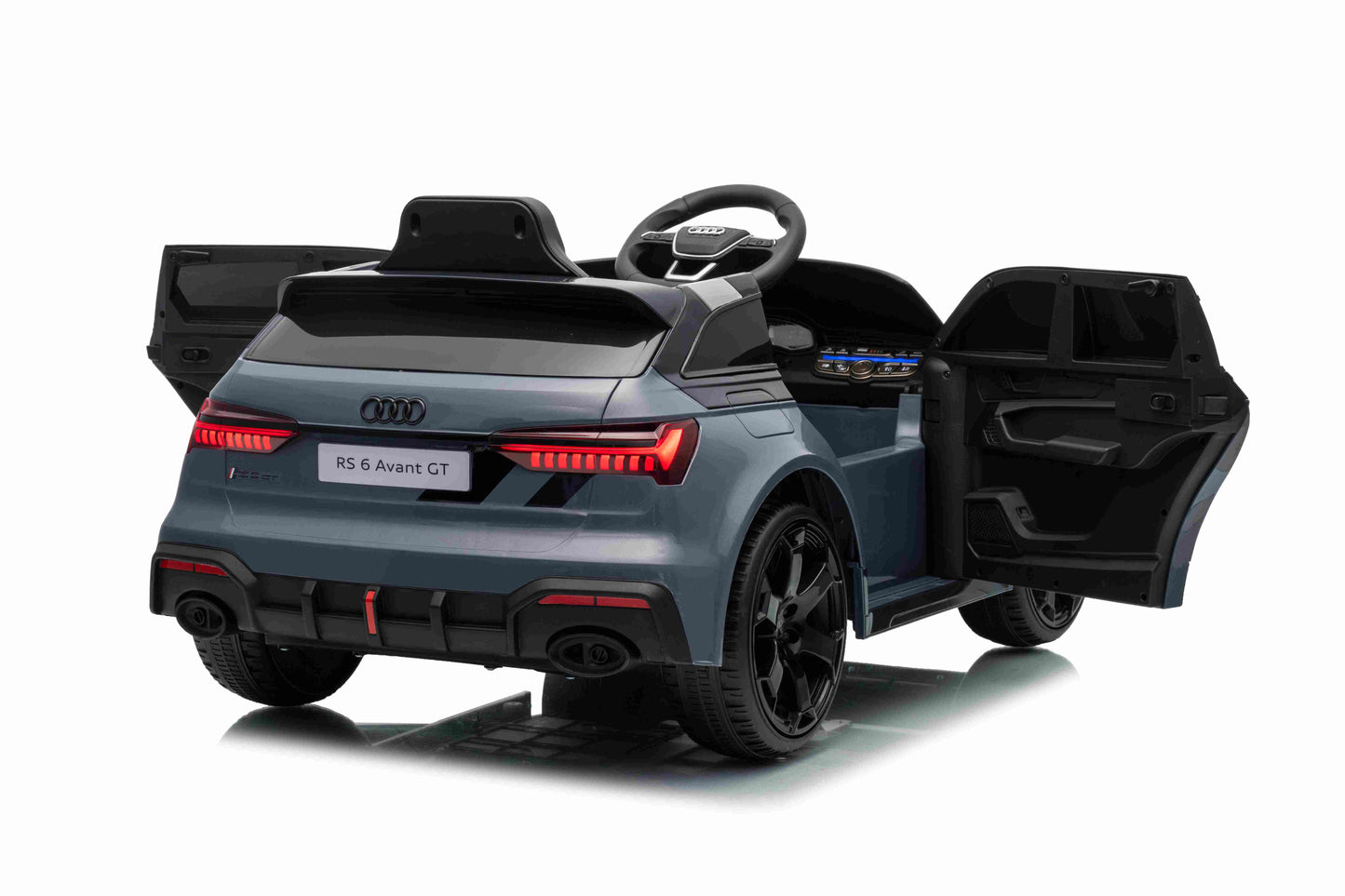 Licensed AUDI RS6 Avant GT Kids Ride on Car With Remote 12V-7AH & 4 x Motors - Grey