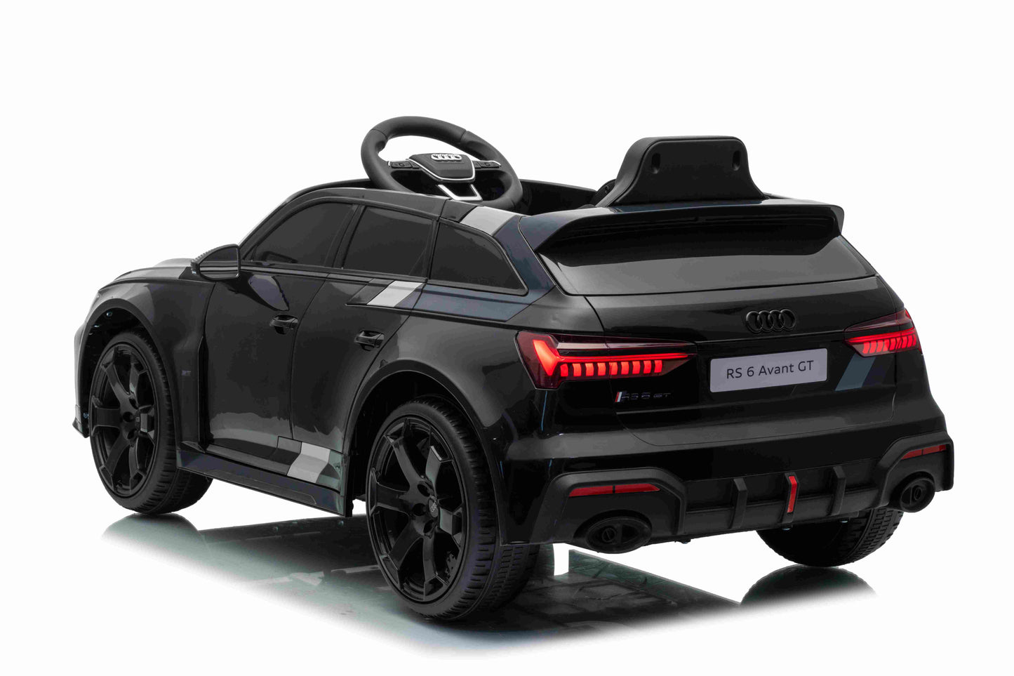 Licensed AUDI RS6 Avant GT Kids Ride on Car With Remote 12V-7AH & 4 x Motors - Black
