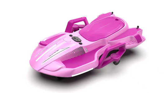 New 12v Shark Wiz Kart Kids Electric Ride On Toy Car - Pink