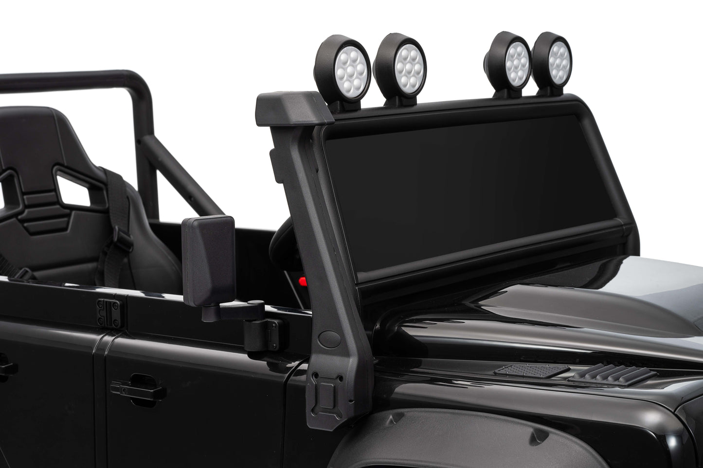 Land Rover Defender 110 SVX Spectra 24v Ride On Car with Remote Black