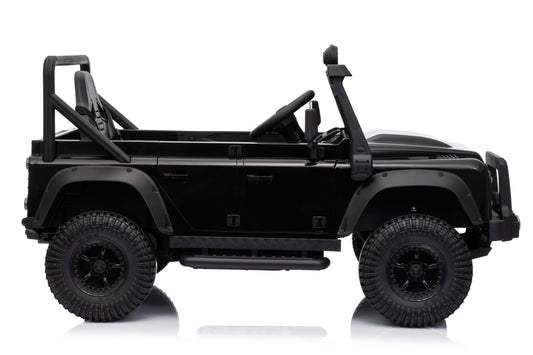 Land Rover Defender 110 SVX Spectra 24v Ride On Car with Remote Black