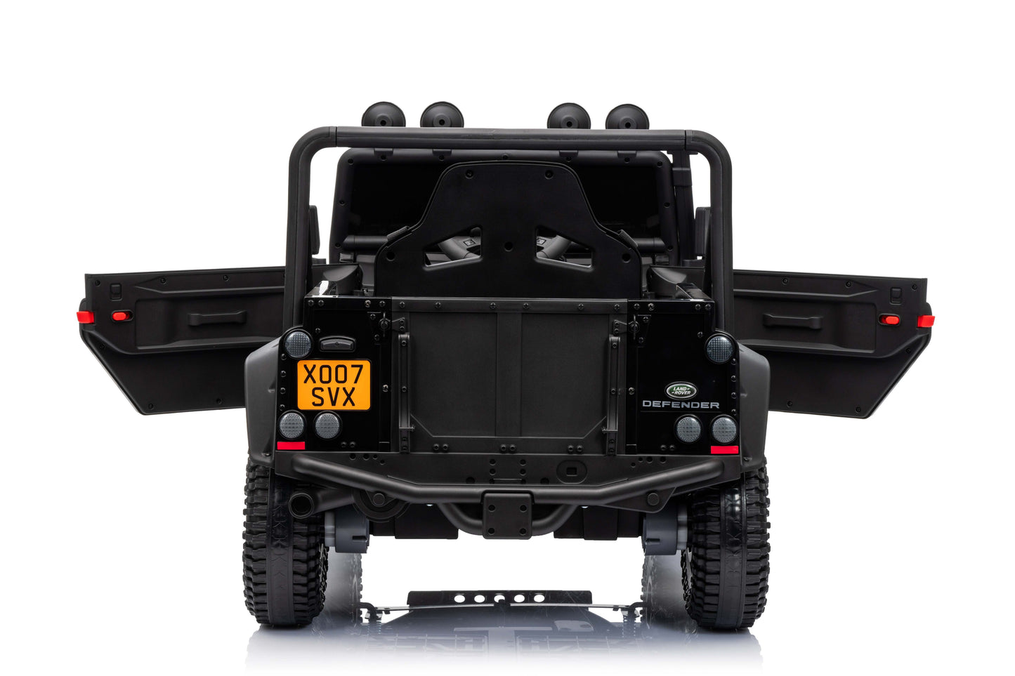 Land Rover Defender 110 SVX Spectra 24v Ride On Car with Remote Black