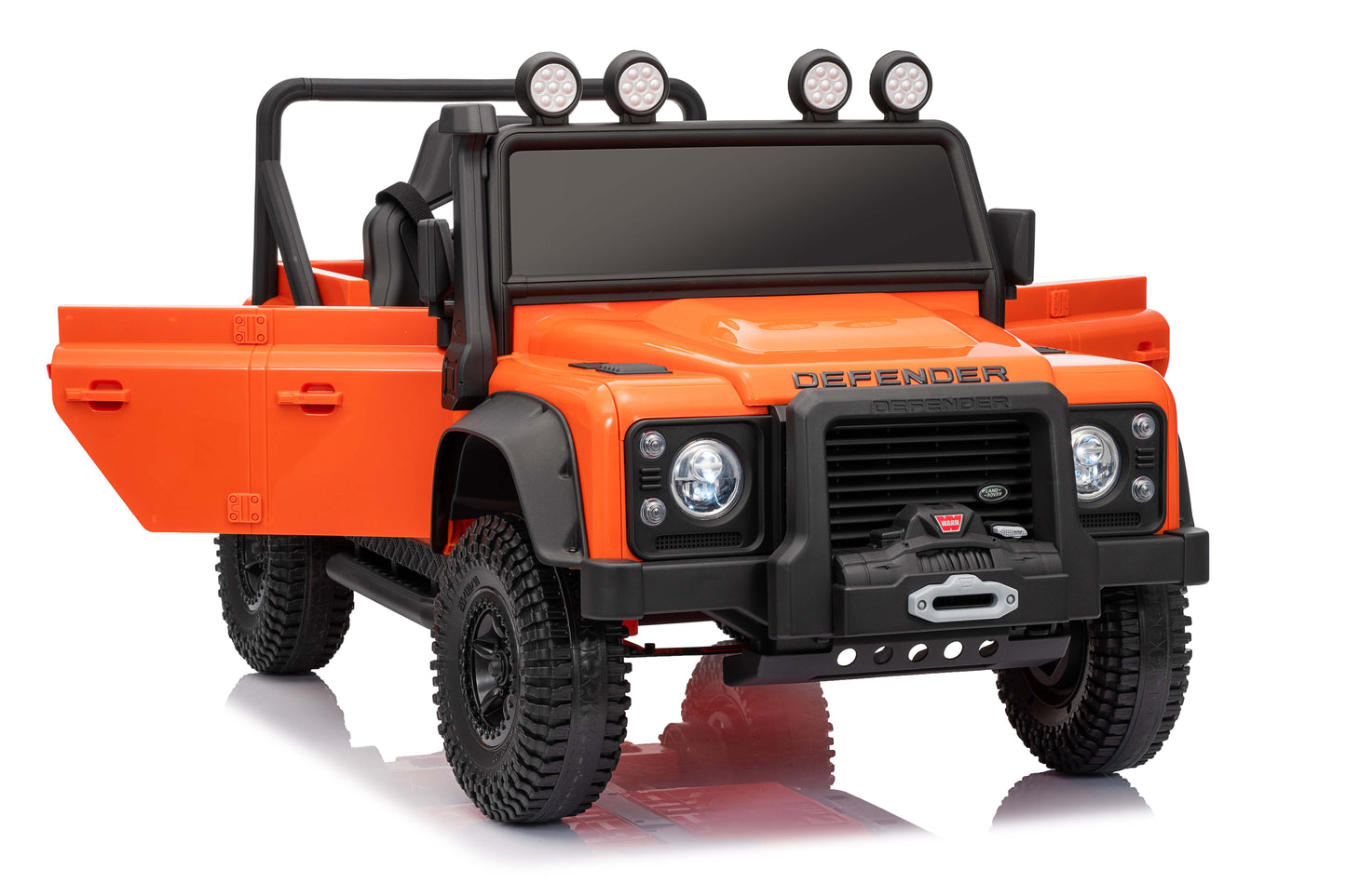 Land Rover Defender 110 SVX Spectra 24v Ride On Car with Remote Orange