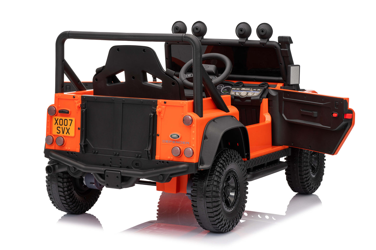 Land Rover Defender 110 SVX Spectra 24v Ride On Car with Remote Orange