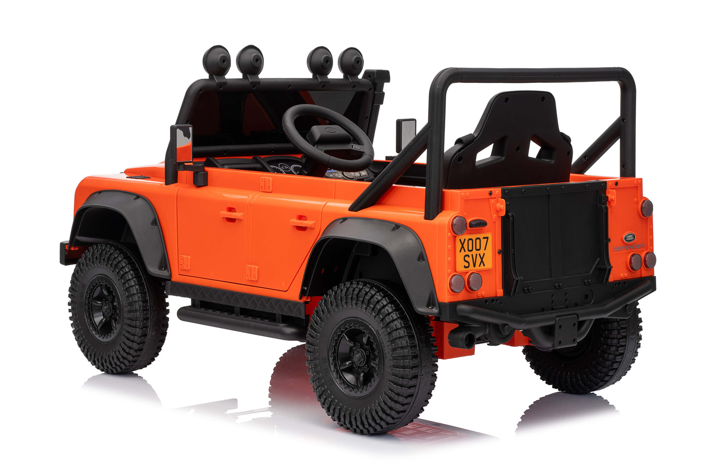 Land Rover Defender 110 SVX Spectra 24v Ride On Car with Remote Orange