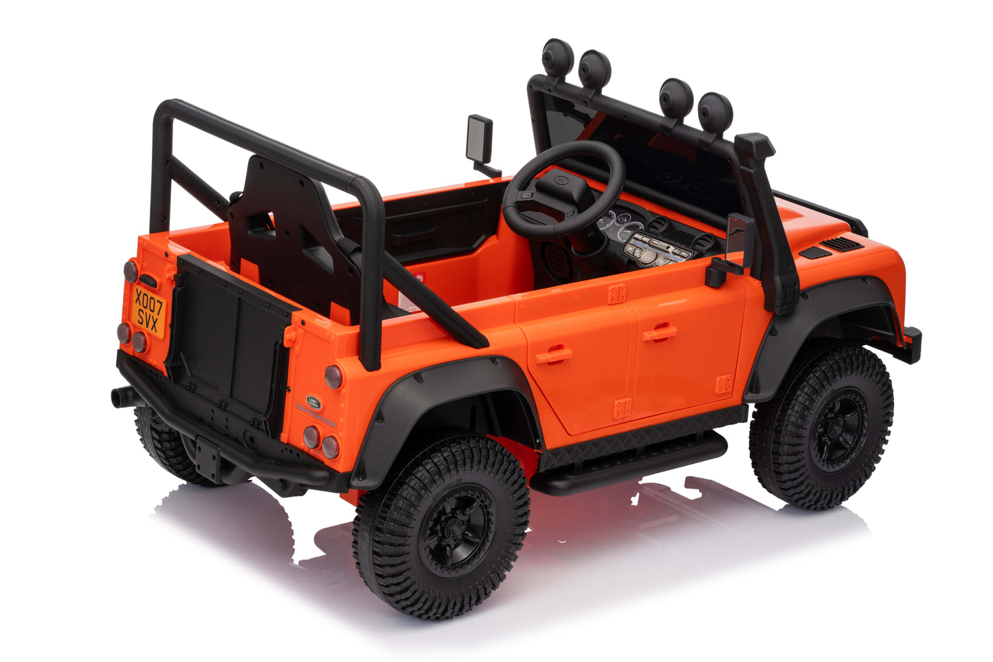 Land Rover Defender 110 SVX Spectra 24v Ride On Car with Remote Orange