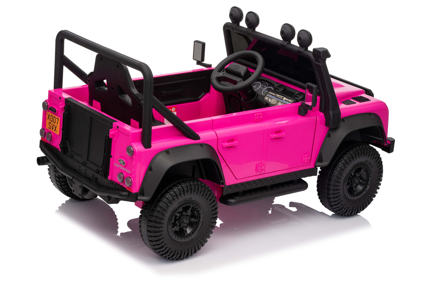 Land Rover Defender 110 SVX Spectra 24v Ride On Car with Remote Pink