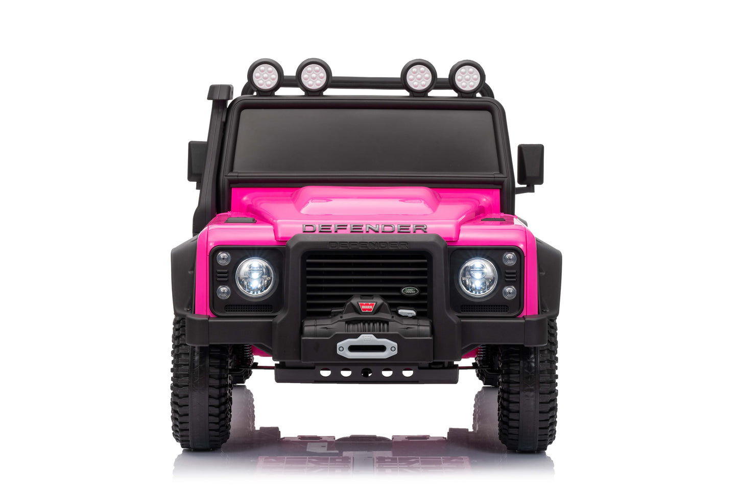 Land Rover Defender 110 SVX Spectra 24v Ride On Car with Remote Pink