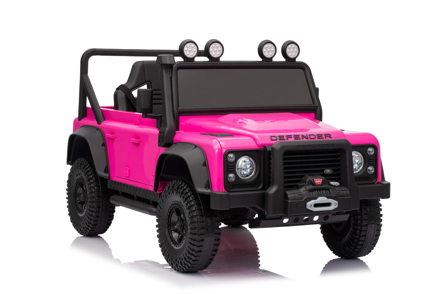 Land Rover Defender 110 SVX Spectra 24v Ride On Car with Remote Pink