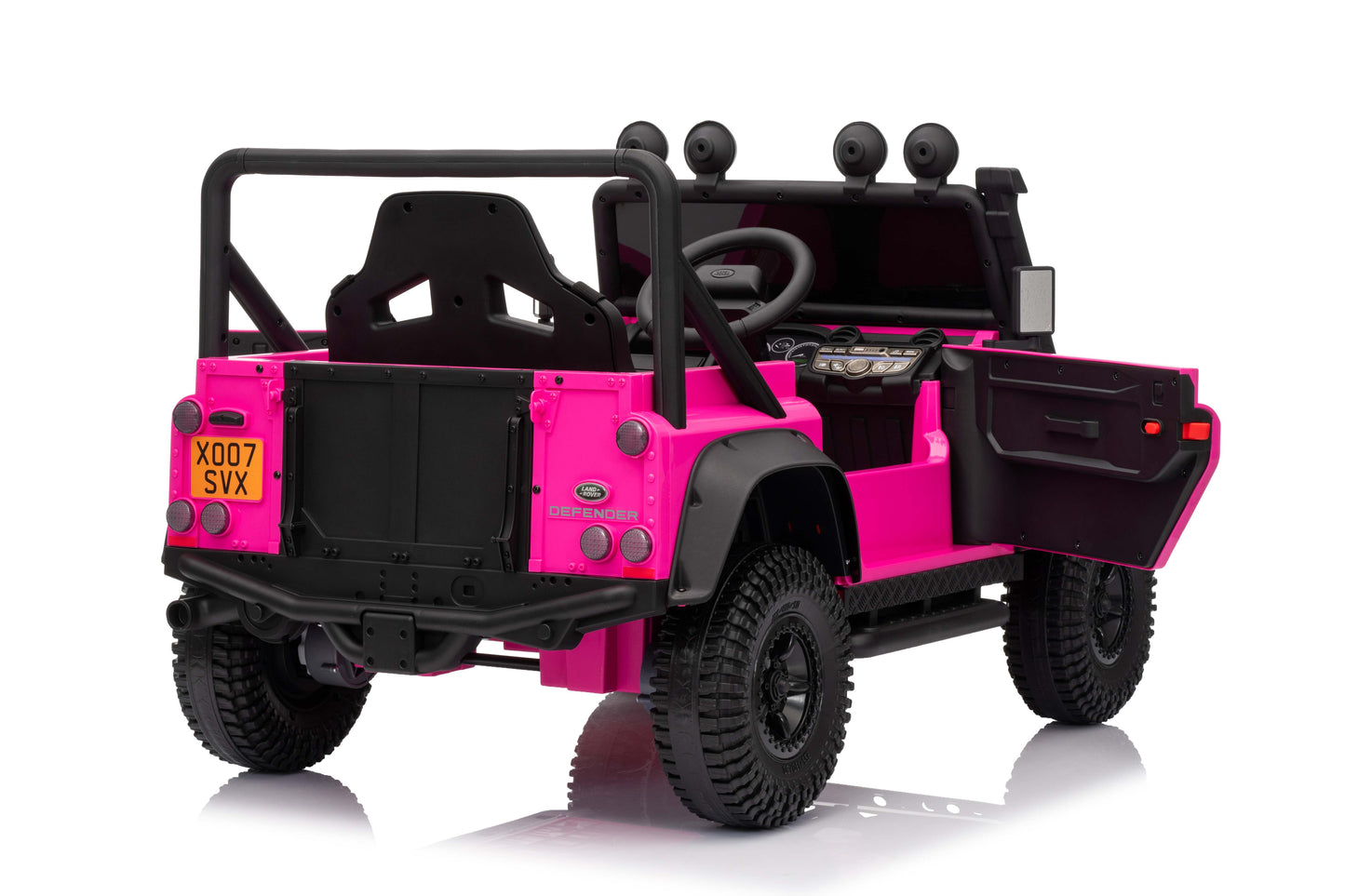 Land Rover Defender 110 SVX Spectra 24v Ride On Car with Remote Pink