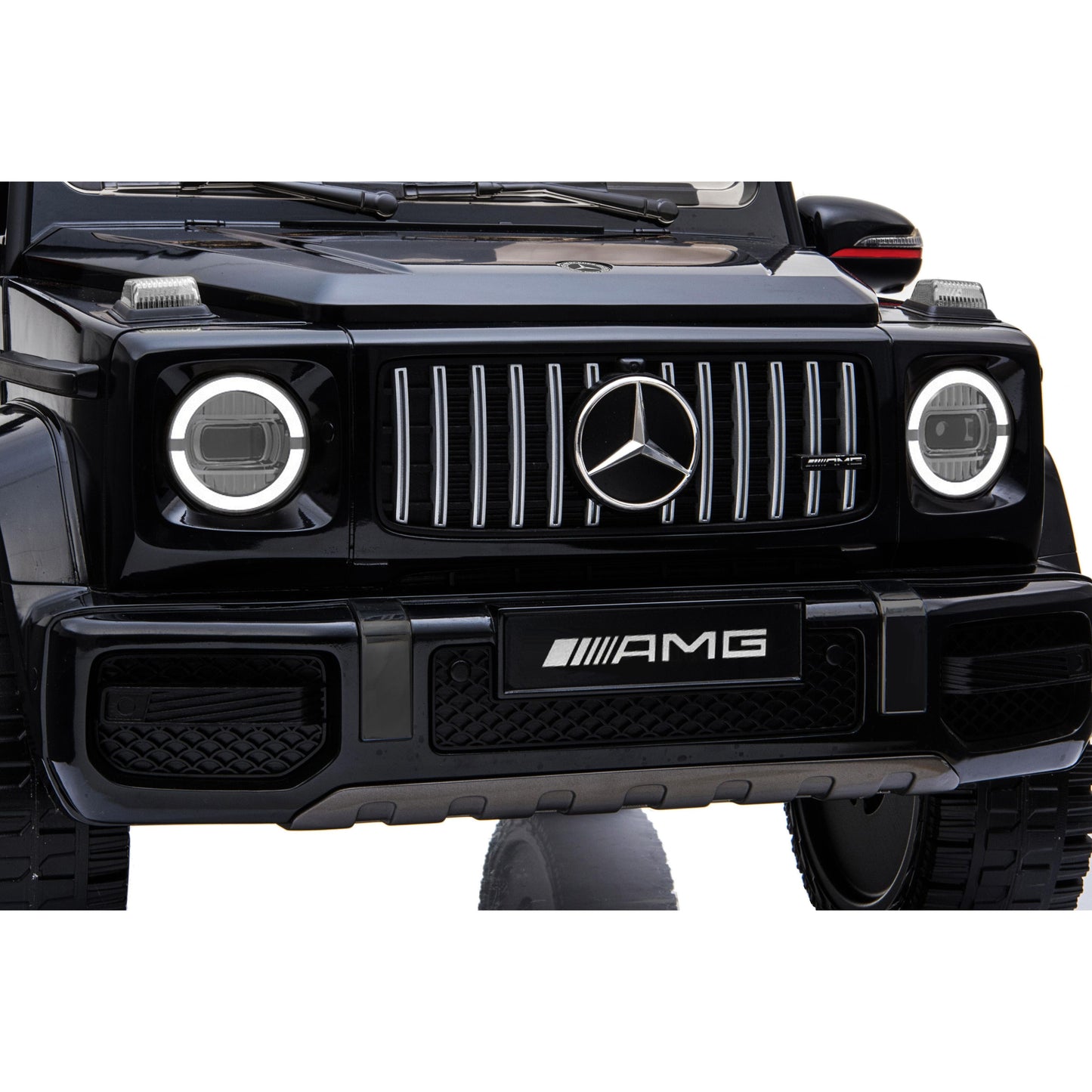 Maxi Size Mercedes G-Wagon G63 12v Ride on Car with Remote - Metallic Black