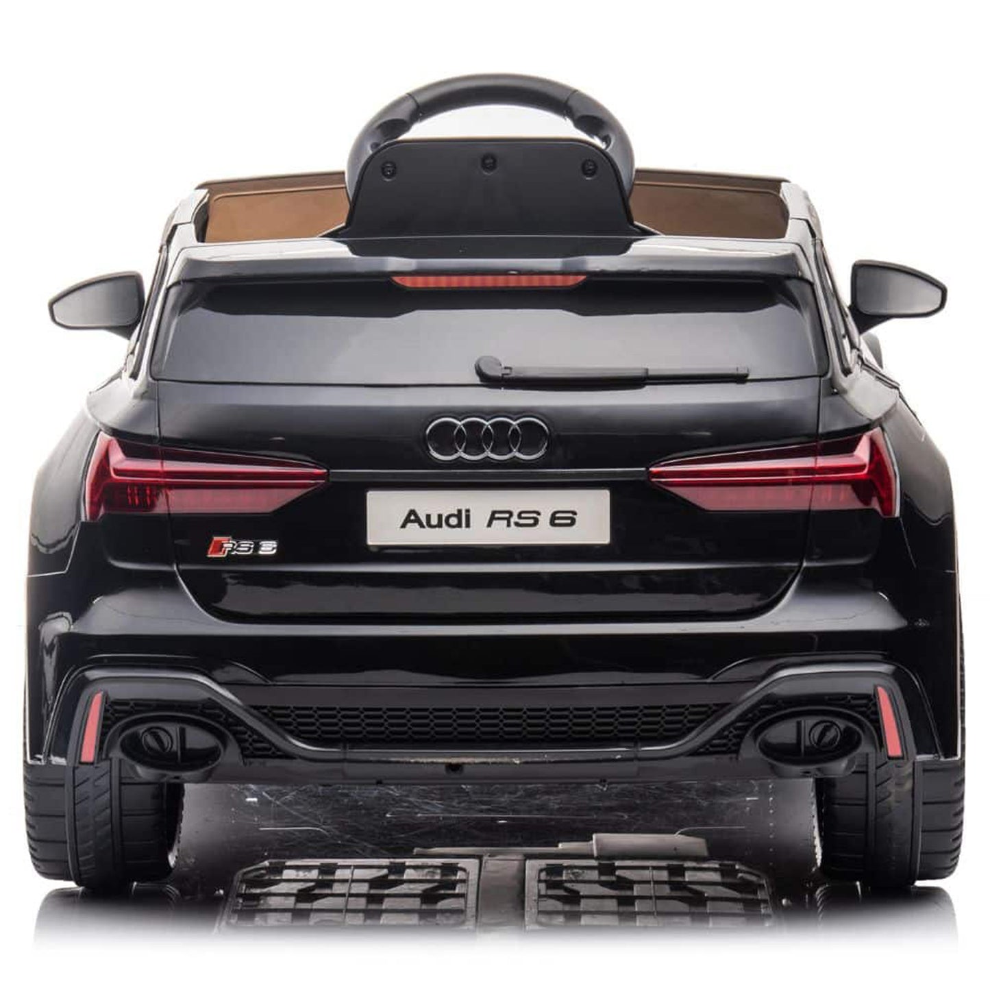 Licensed AUDI RS6 Avant 12V Kids Electric Ride on Car With Remote - Black