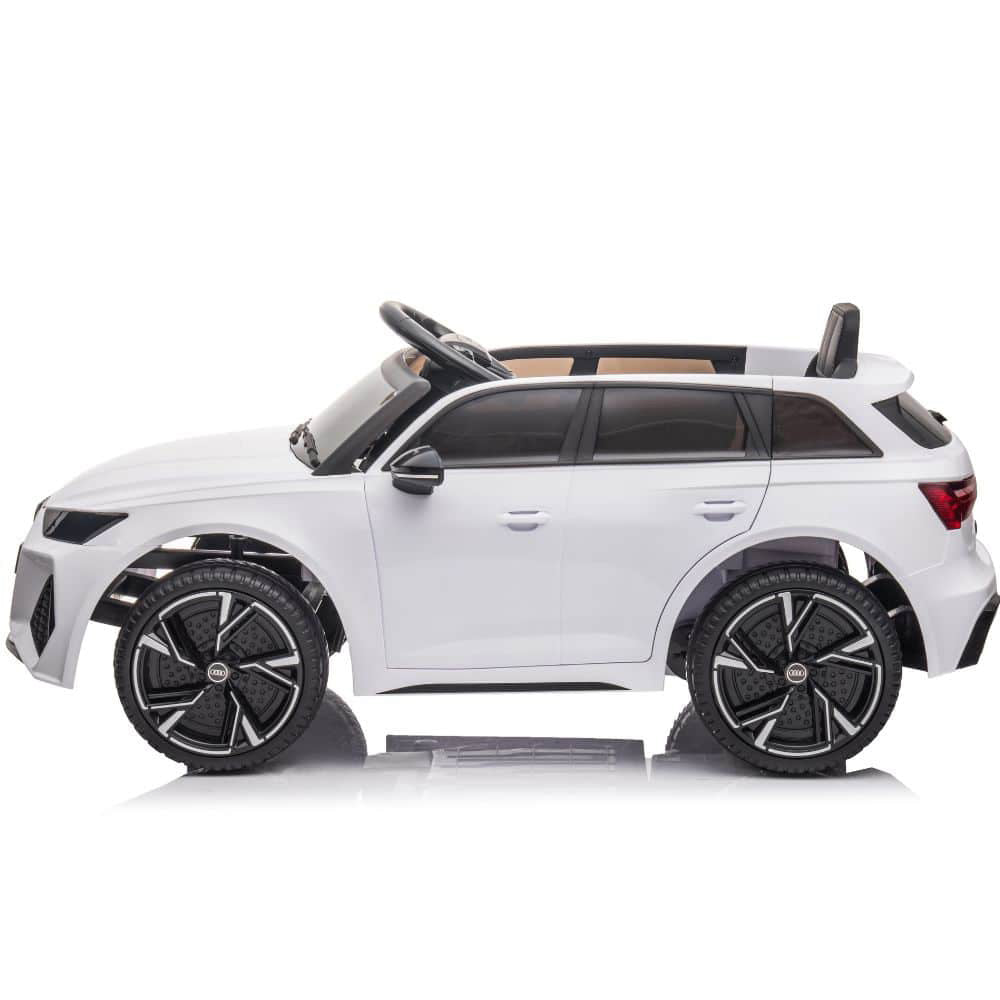 Licensed AUDI RS6 Avant 12V Electric Ride on Kids Car With Remote - White