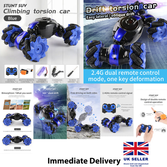 4WD 360° RC Stunt Car Remote Control Toy Hand Gesture Sensing Off-Road Car