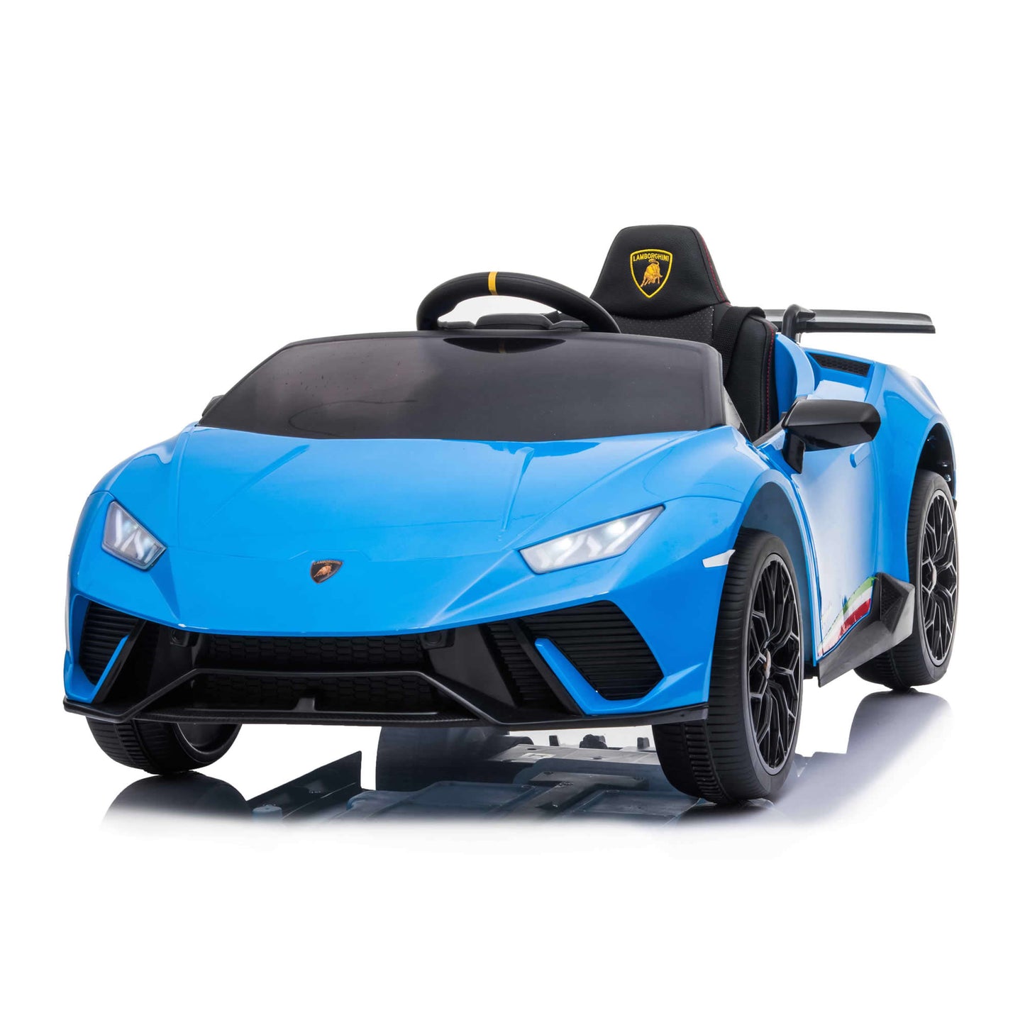 Licensed Lamborghini Huracan 12V Kids Ride on Car With Remote - Blue