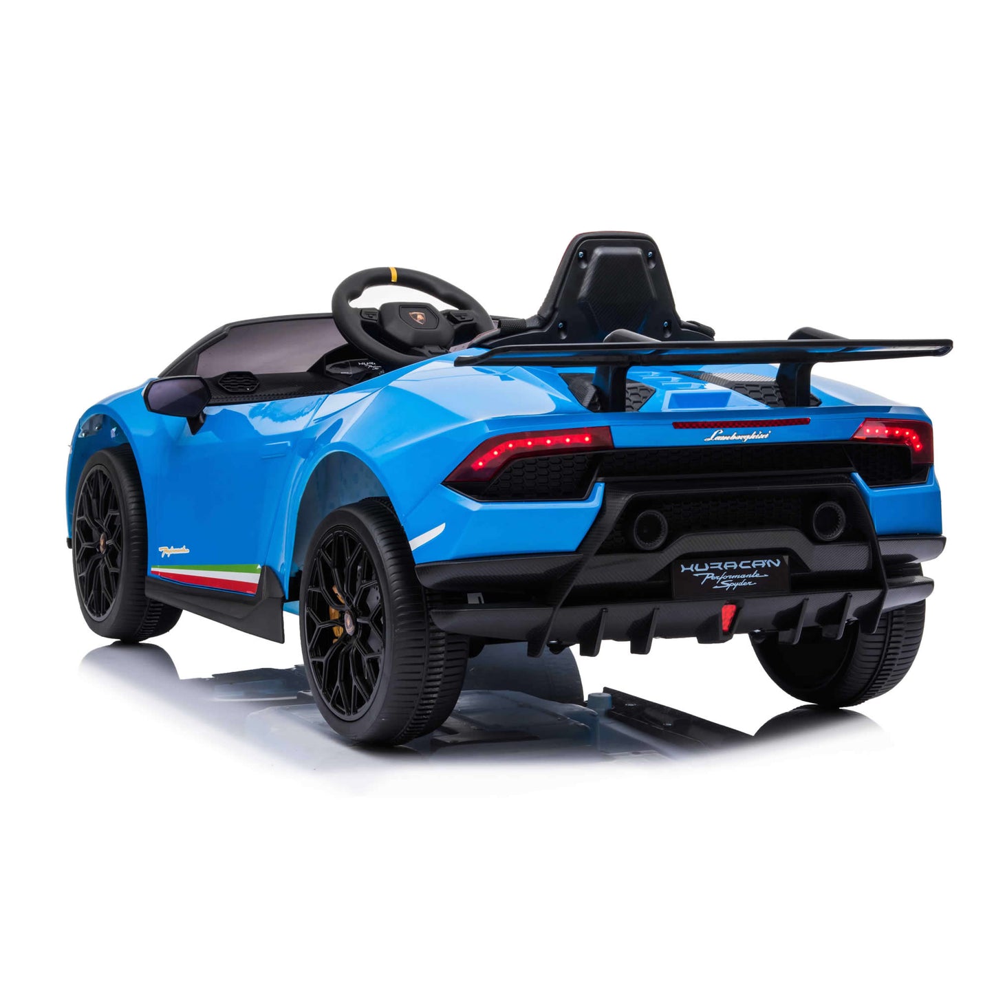 Licensed Lamborghini Huracan 12V Kids Ride on Car With Remote - Blue