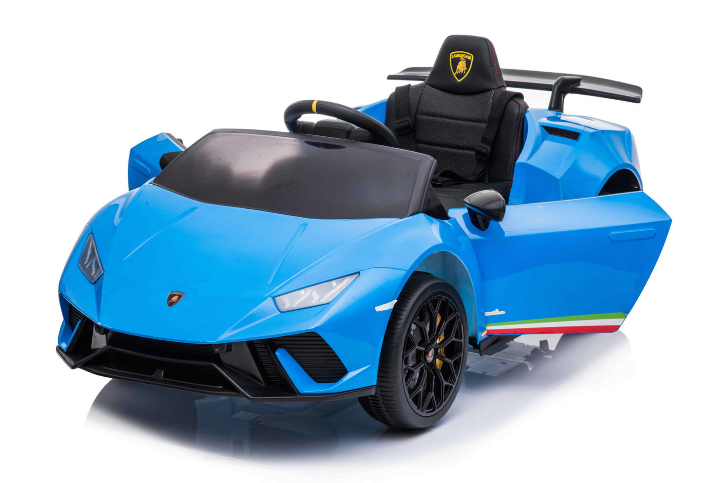 Licensed Lamborghini Huracan 12V Kids Ride on Car With Remote - Blue