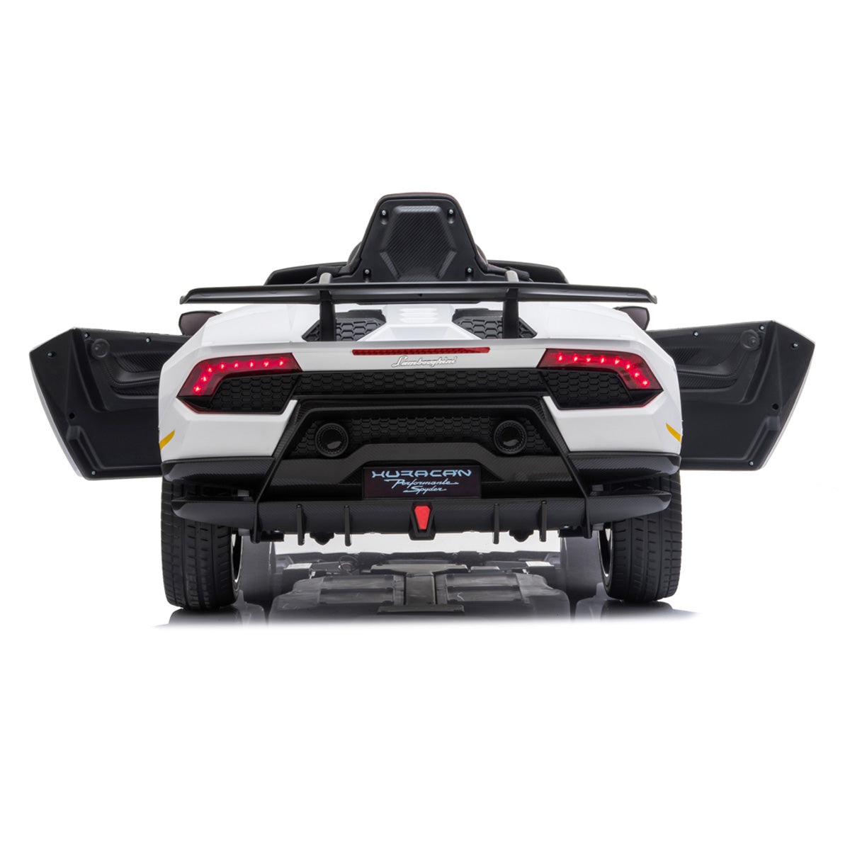 Licensed Lamborghini Huracan 12V Kids Ride on Car With Remote - White